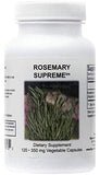 Botella de Supreme Nutrition Rosemary Supreme, cápsulas de romero puro para uso diario.