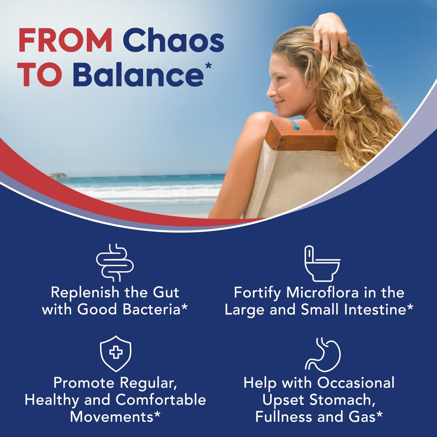 Surebounty botella digestiva diaria, formato práctico
