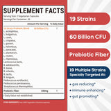 Cápsulas de Surebounty Probiotics visibles en el envase para tomarlas fácilmente.