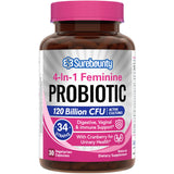 Surebounty Probiotics para Mujeres: botella con cápsulas para salud digestiva diaria.