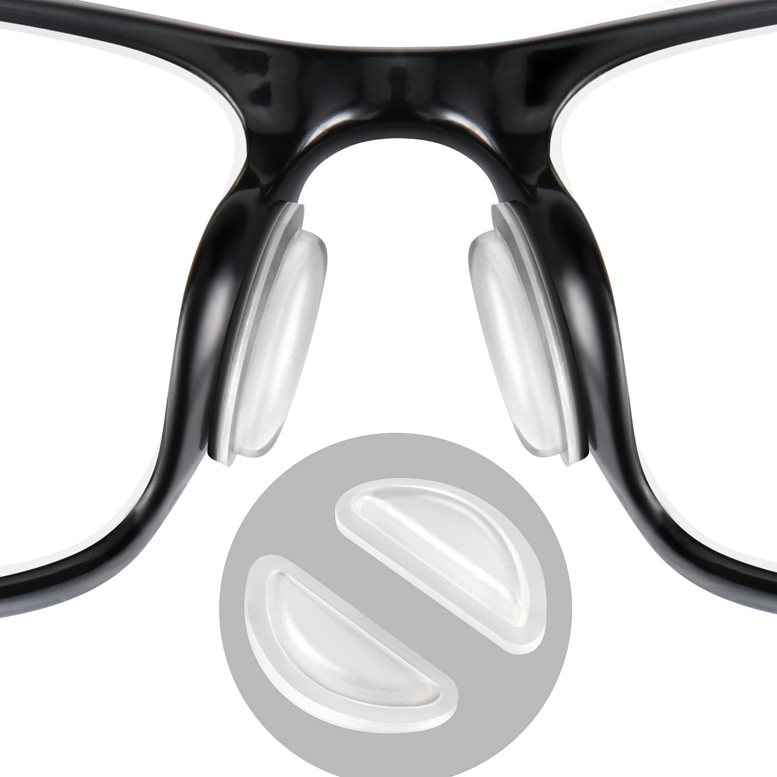 SURMAP Almohadillas nasales para gafas con cámara de aire, mayor comodidad y ajuste.