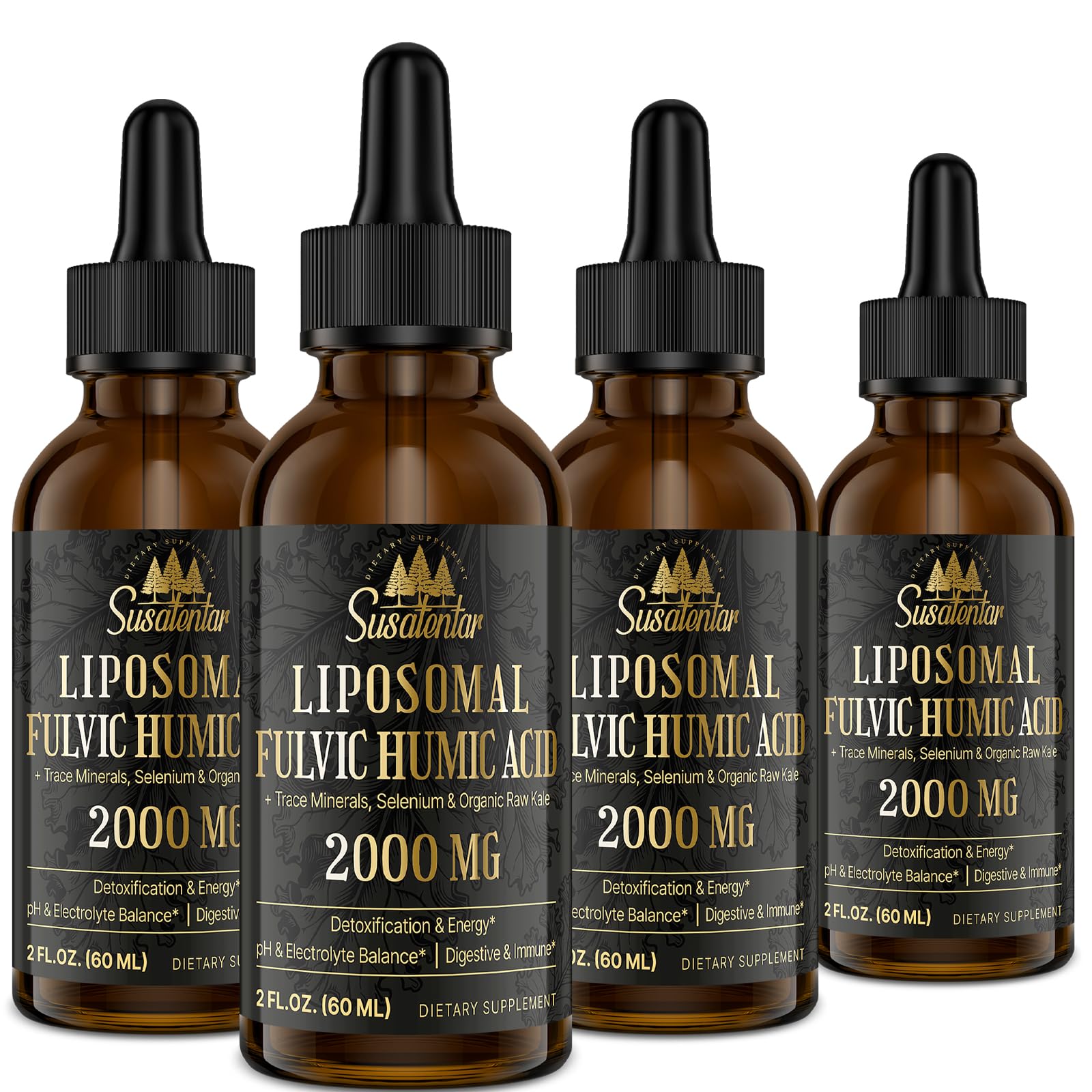 Susatentar ácido fúlvico liposomal en botella para energía diaria