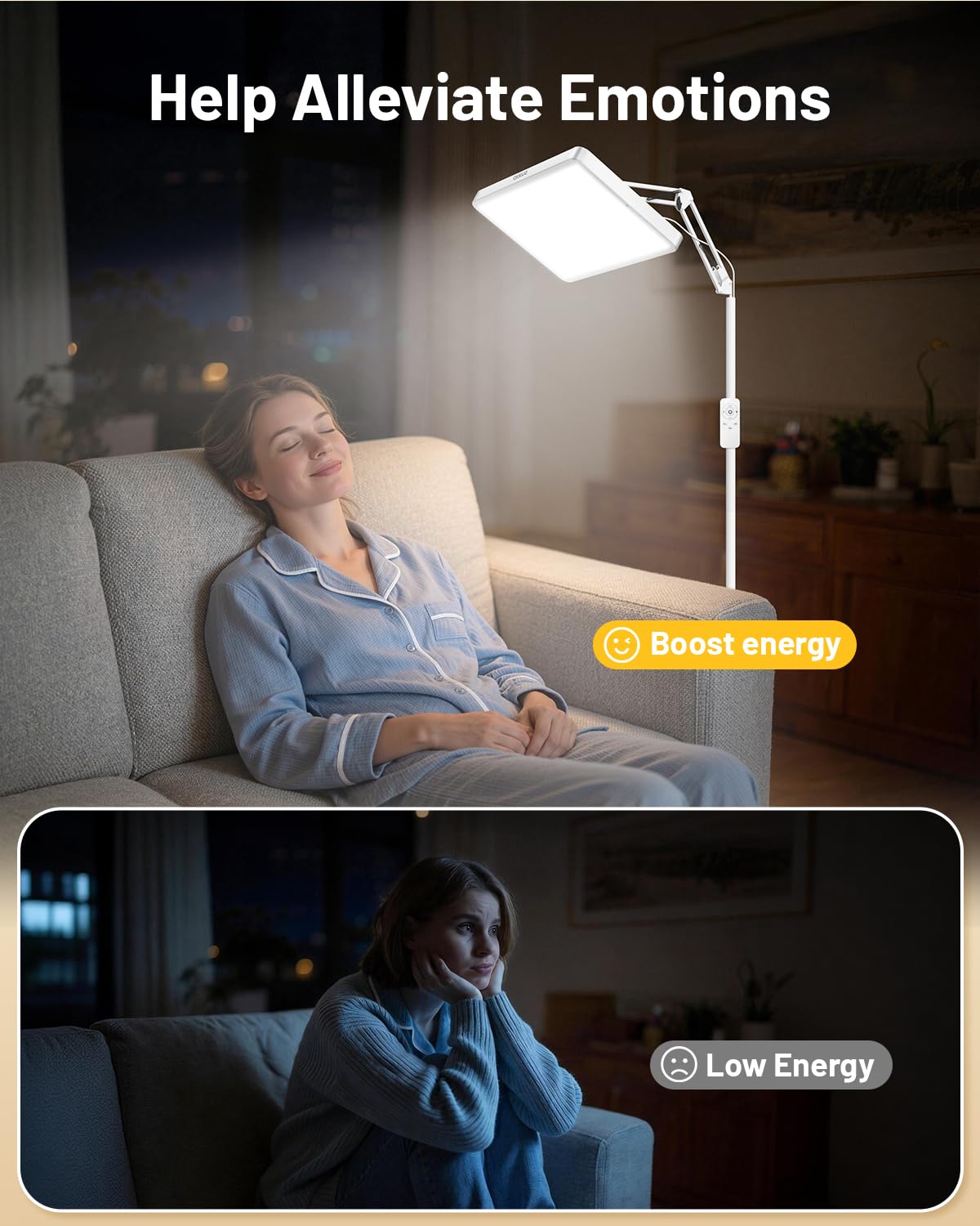 SUXIO lámpara con ángulo ajustable para diferentes espacios