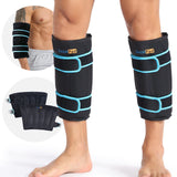 SuzziPad 360° envuelve la pierna para enfriamiento uniforme.