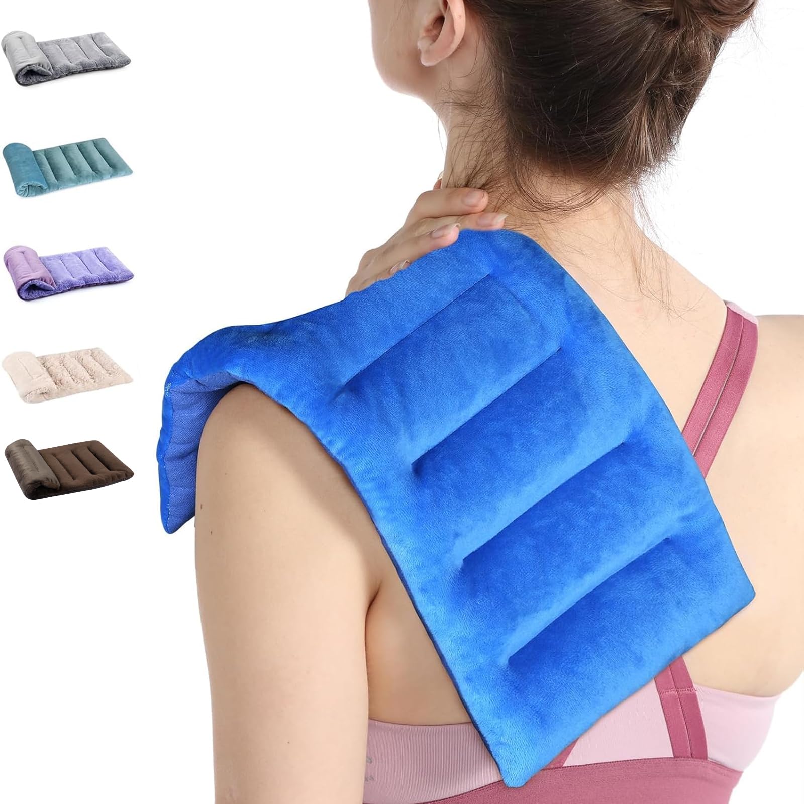 SUZZIPAD SuzziPad, almohadilla calentadora cuello-hombros, alivio de tensiones con calor suave.
