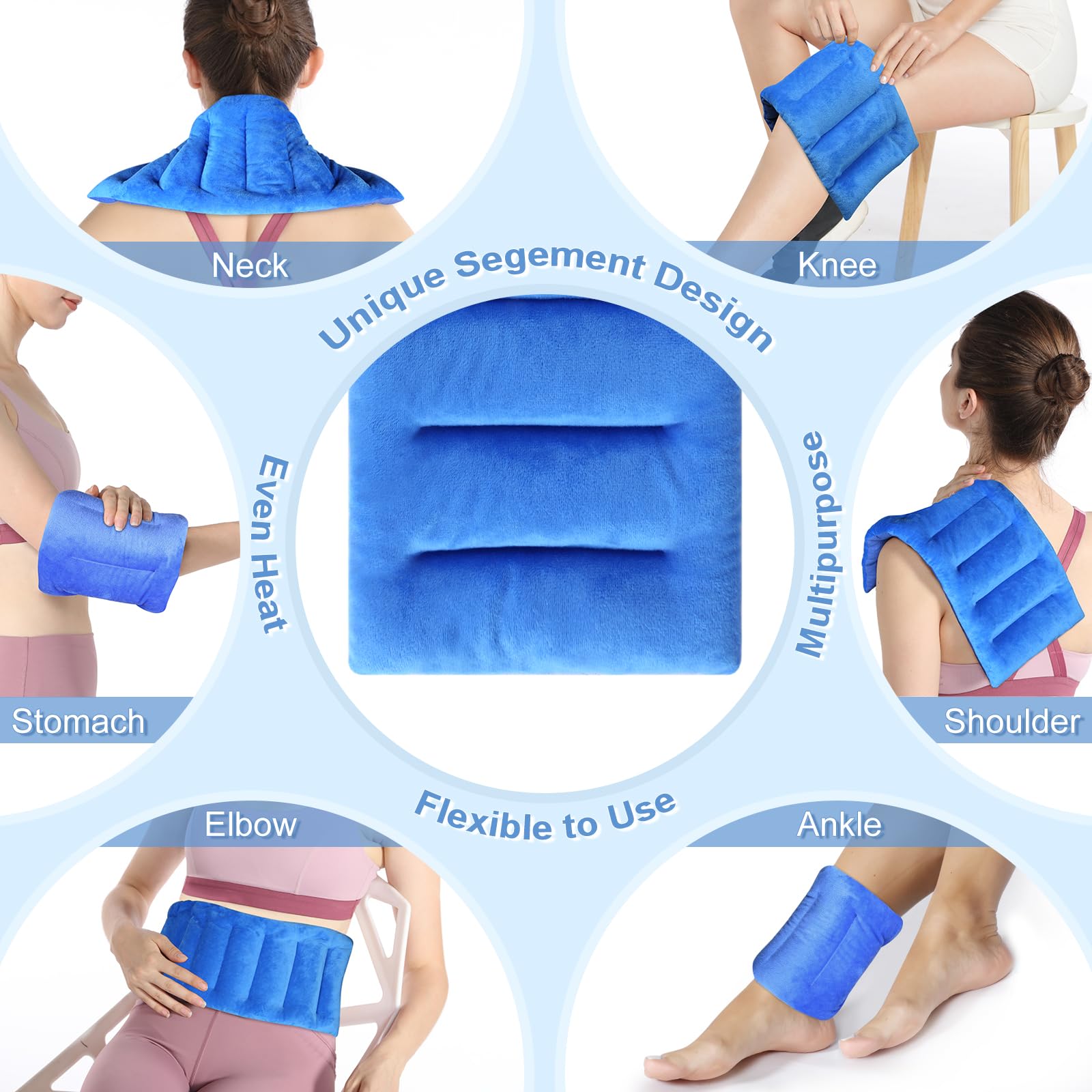 SUZZIPAD SuzziPad, calor húmedo hasta 20 minutos para relajación suave de músculos.