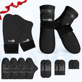 SuzziPad guantes fríos de doble capa con bolsillos para gel para enfriamiento de las manos.