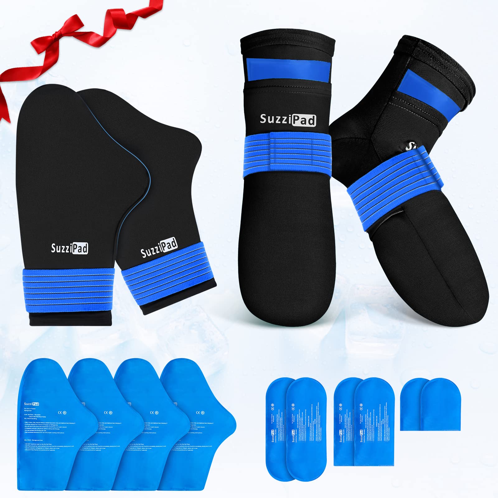 SUZZIPAD guantes fríos para quimioterapia alivian la mano.