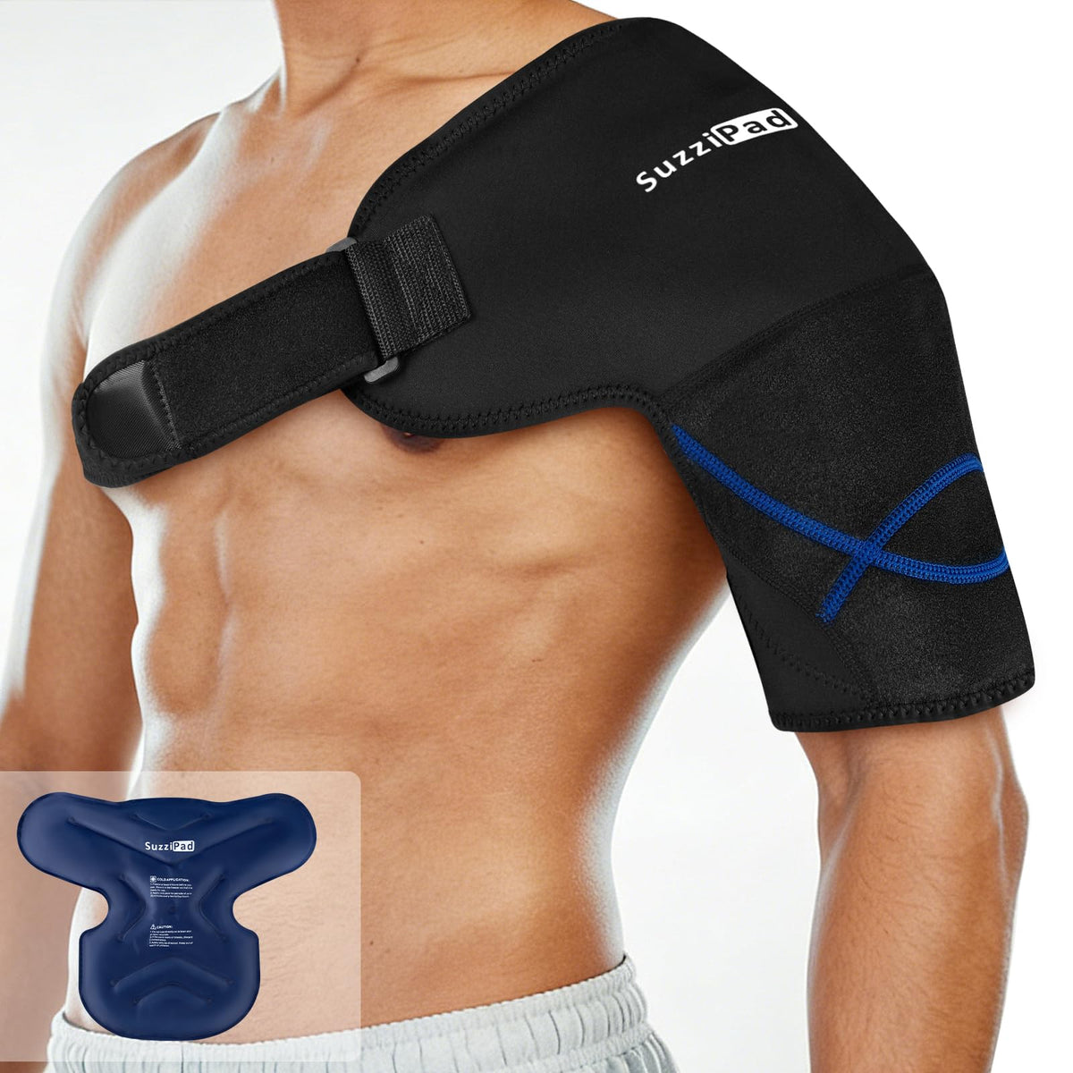 SUZZIPAD hombro-ajuste: cómodo para entrenamientos.