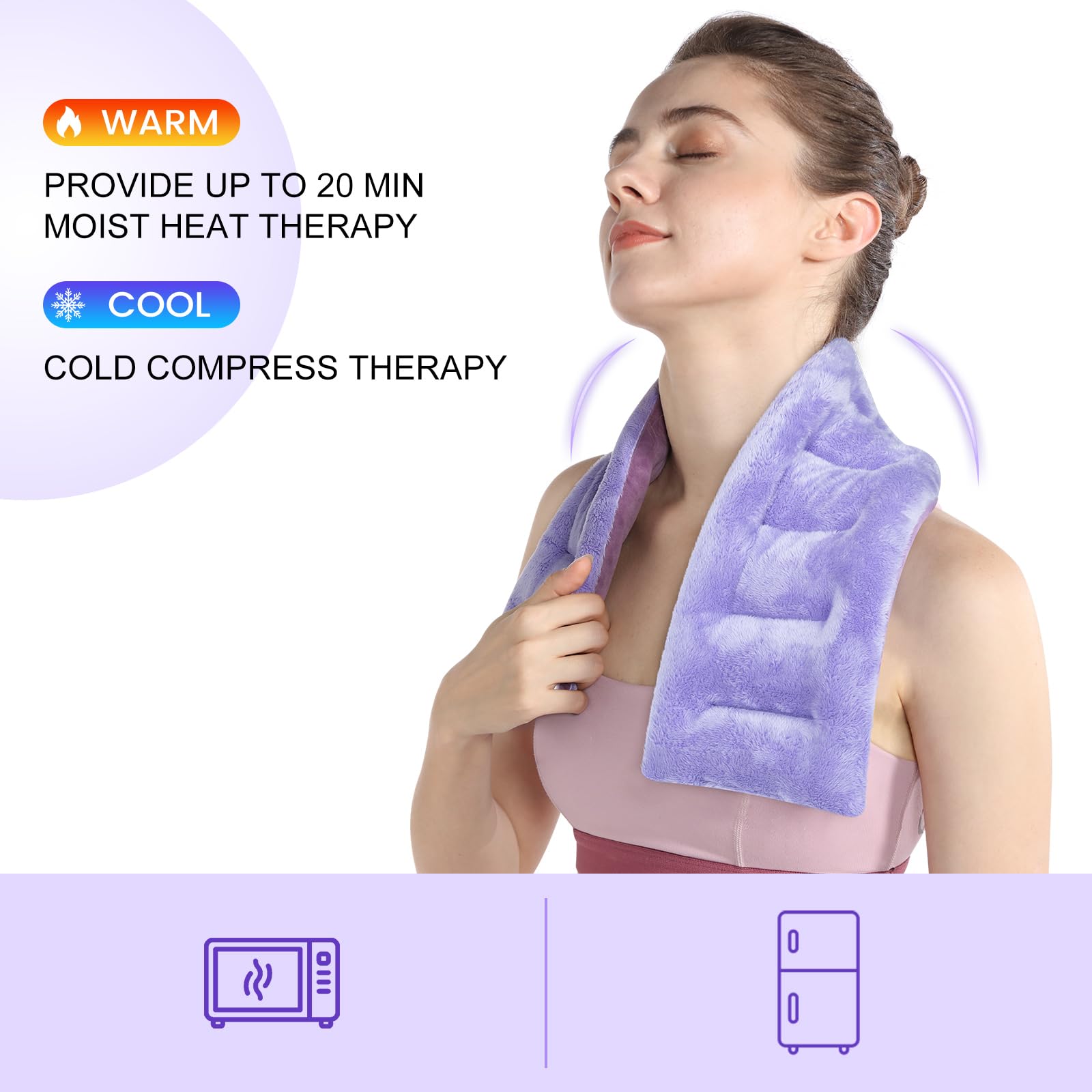 SuzziPad uso doméstico frío o calor para relajación flexible.