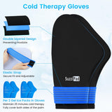 Paquetes de gel de doble capa SuzziPad XL para manos, enfriamiento dirigido