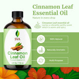 Difusor con SVA Aceite Hoja Canela para aroma cálido
