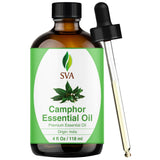 Aceite de alcanfor SVA en botella con gotero para aroma suave y controlado