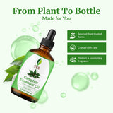 Masaje corporal con aceite de alcanfor SVA y aceite portador