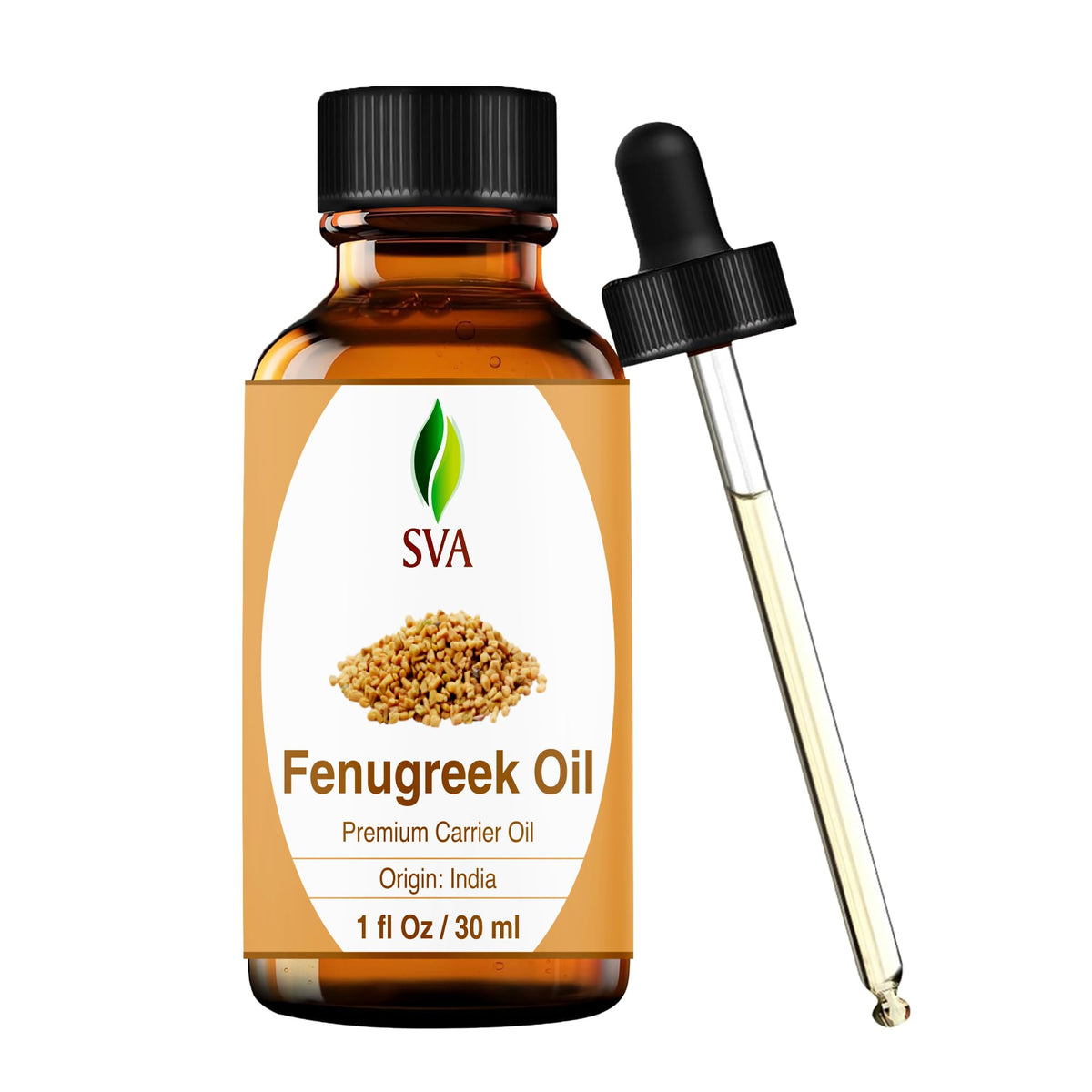 SVA Fenogreco Oil: botella con gota para aplicación precisa y suave