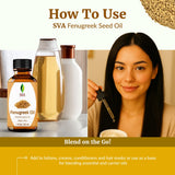SVA Fenogreco Oil: práctico envase de 1 onza para uso diario