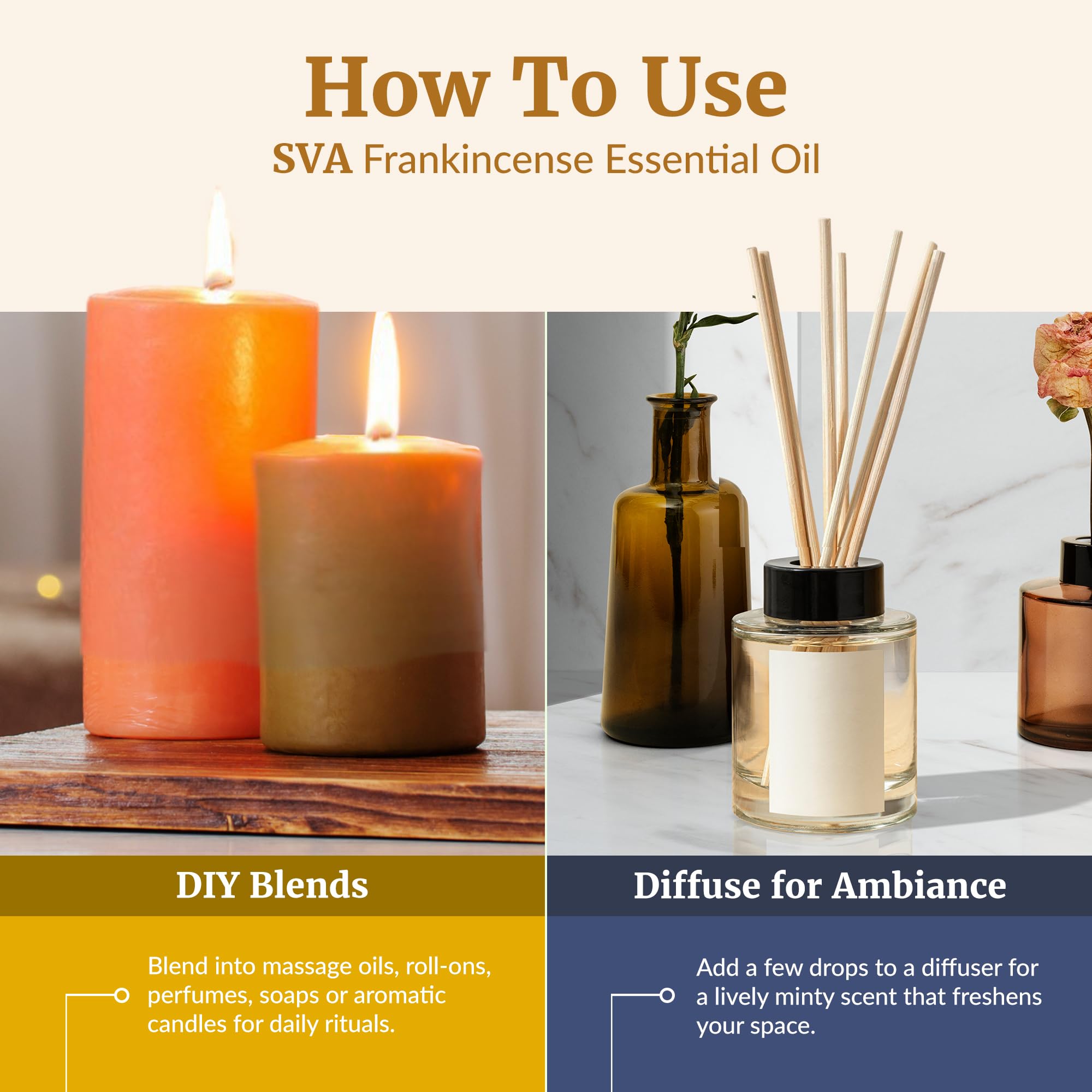 SVA ORGANICS aromaterapia y relajación con aceite de incienso