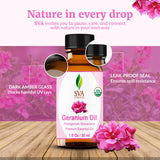 SVA Geranio Aceite Esencial: experiencia de baño relajante con unas gotas.