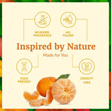 Aplicar aceite mandarina SVA diluido en portador para piel suave