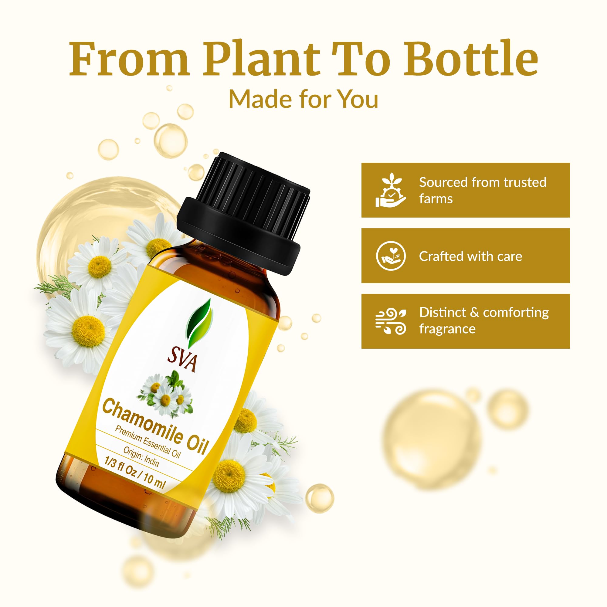 SVA ORGANICS masaje corporal con manzanilla para relajación