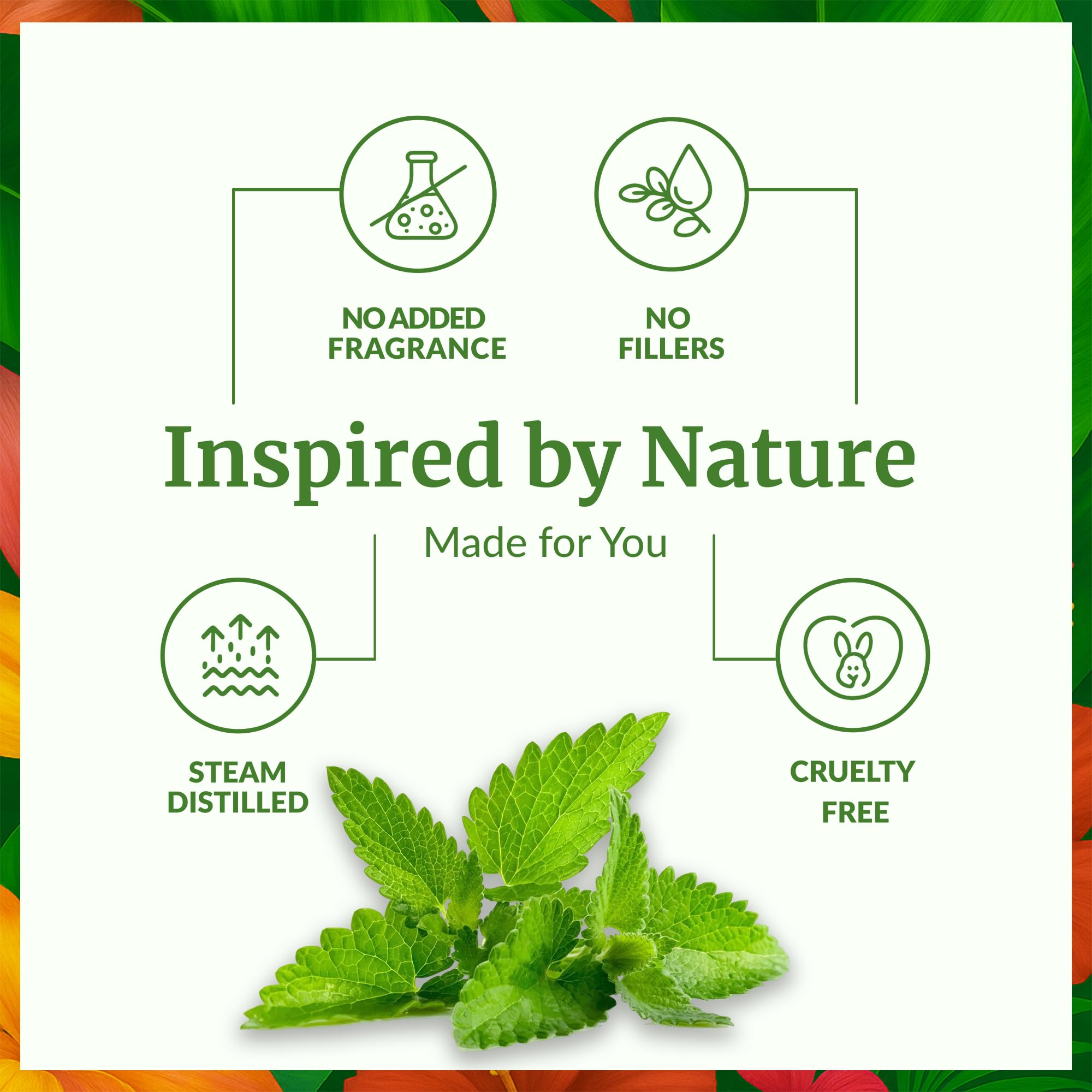 SVA Organics aplicación cutánea de menta verde diluida para piel