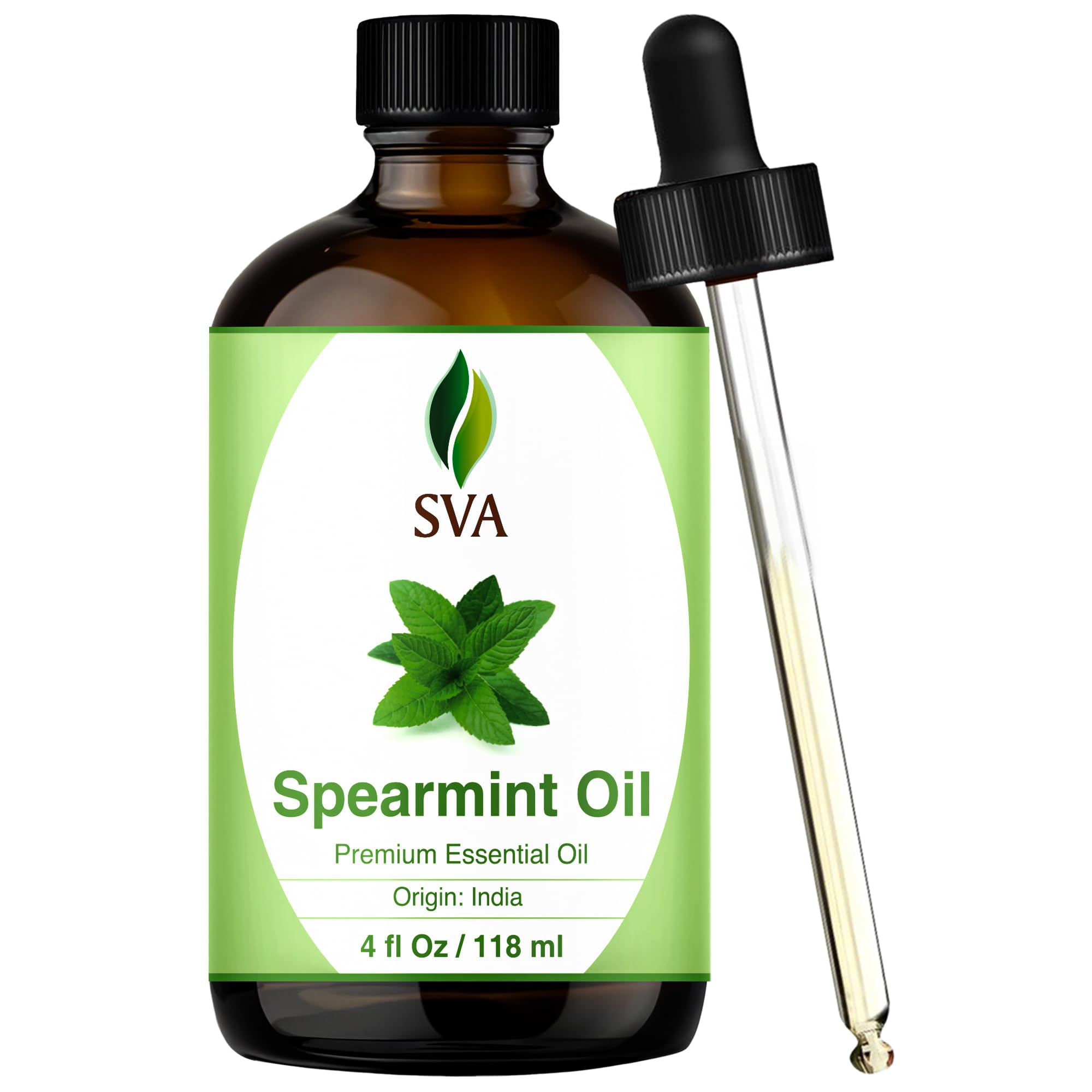 SVA Organics aceite esencial de menta verde destilado para aroma puro
