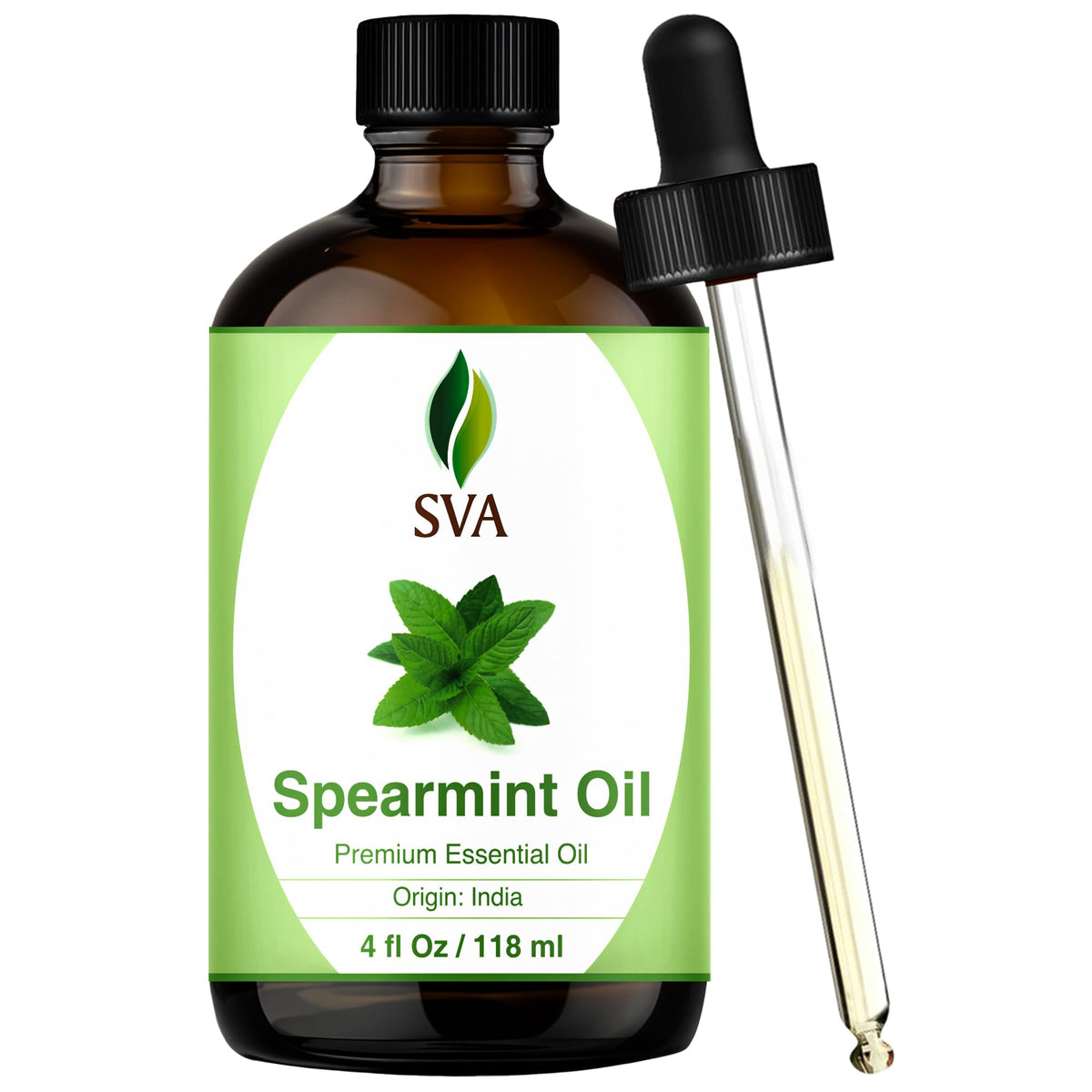 SVA Organics aceite esencial de menta verde destilado para aroma puro