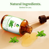 SVA Organics difusor con aceite de menta verde, aroma revitalizante
