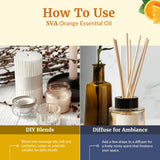SVA ORGANICS Aceite naranja, para velas y jabones artesanales.