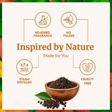Aceite Pimienta Negra de SVA Organics para piel, mezcla con cremas y lociones