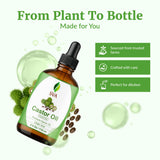 SVA ORGANICS Cabello y cuero cabelludo con aceite de ricino