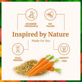 SVA Organics aceite de zanahoria para cabello y cuero cabelludo, nutre naturalmente