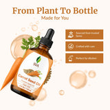 SVA Organics aceite de zanahoria para masajes capilares con calor suave