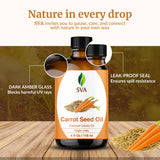SVA Organics aceite de zanahoria para uso nocturno, absorción suave