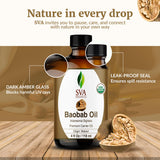 Dropper práctico para dosificación precisa de Baobab Oil SVA Organics.