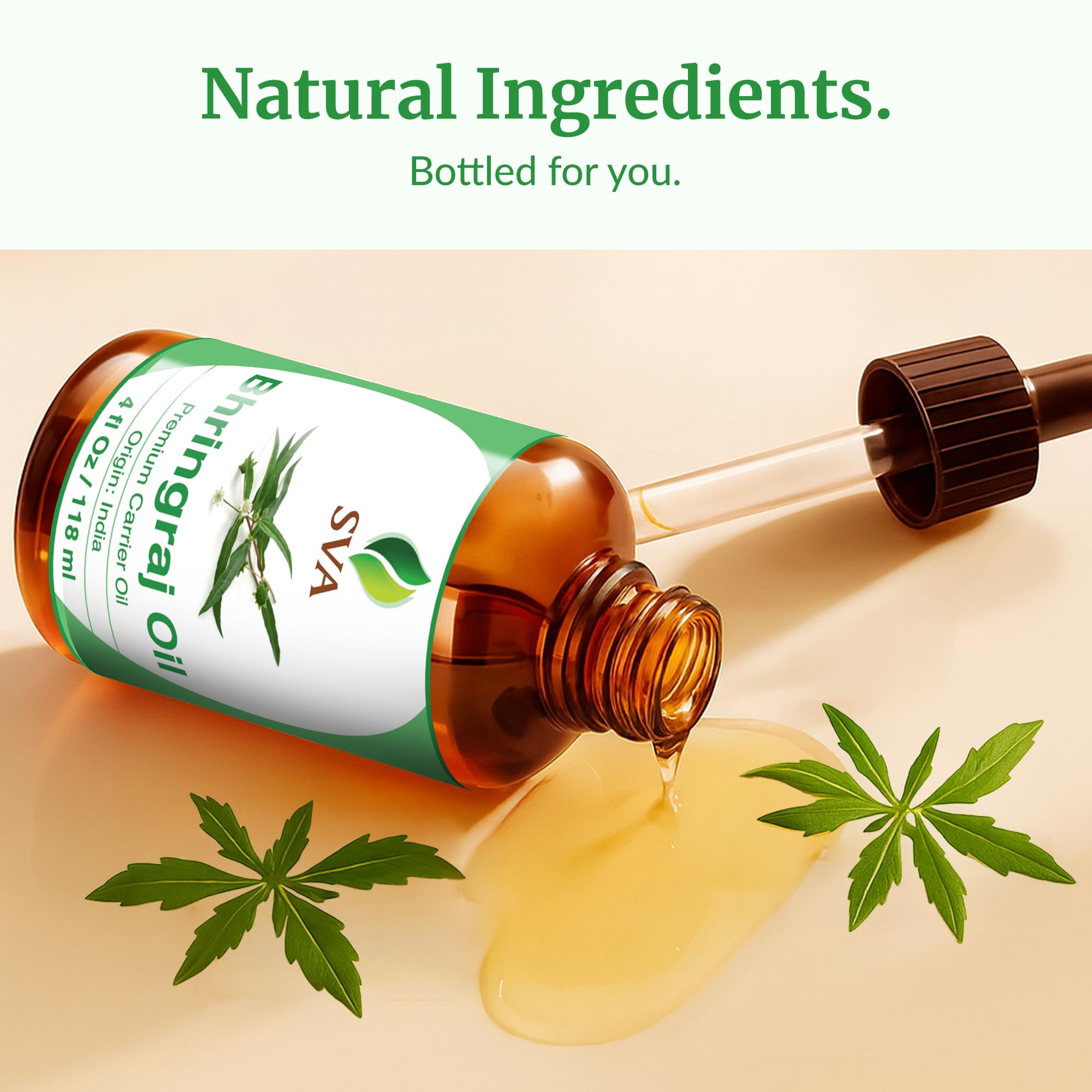 SVA ORGANICS Bhringraj: etiqueta informativa del producto
