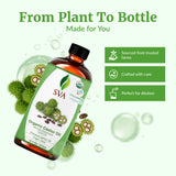 Cuidado capilar: masaje en cuero cabelludo con aceite de ricino SVA.