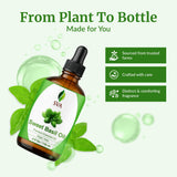 Cuidado capilar con albahaca dulce de SVA ORGANICS para masajes diluidos