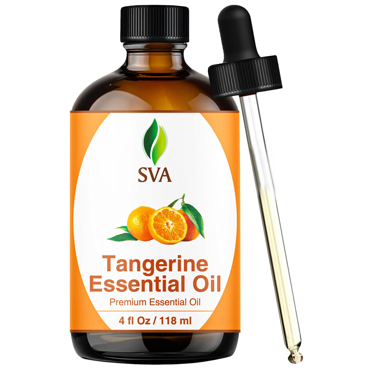 SVA ORGANICS Mandarina: aceite en botella con gota para aplicación precisa.
