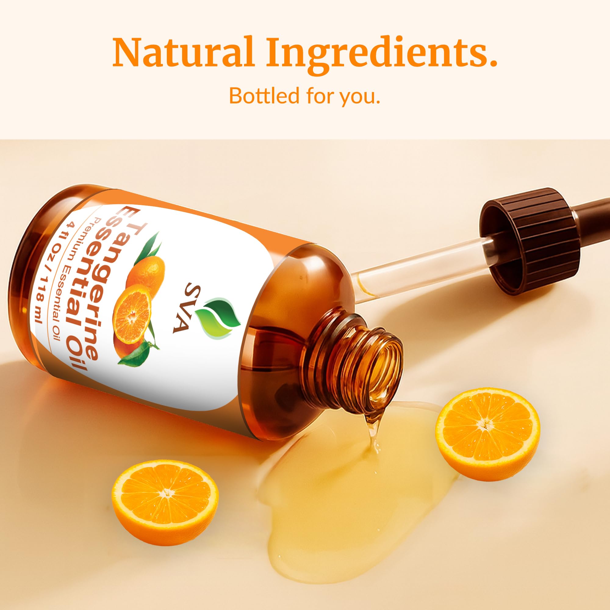 SVA ORGANICS Mandarina: aromaterapia en casa con fragancia dulce y fresca.