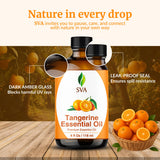 SVA ORGANICS Mandarina: baño de pies relajante con unas gotas.