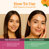 SVA ORGANICS Mandarina: mezcla para cremas y lociones que suavizan la piel.