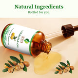 Aceite de Marula de SVA ORGANICS de 4 onzas con gotero para dosificación precisa.