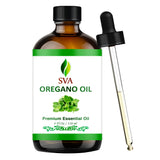 SVA ORGANICS Aceite de Orégano en frasco de 4 onzas con cuentagotas para aromaterapia