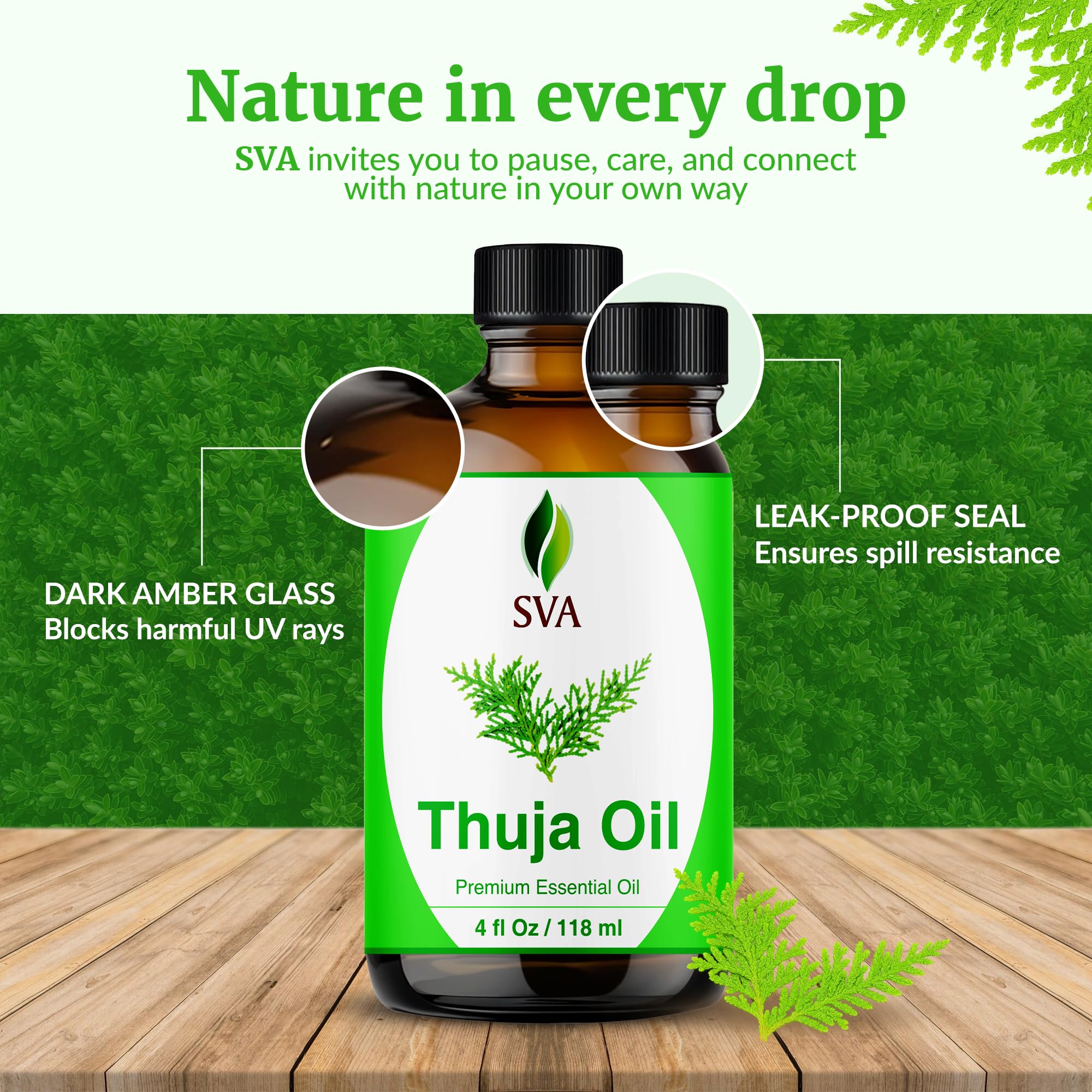 Uso en jabones y velas con aceite de thuja.