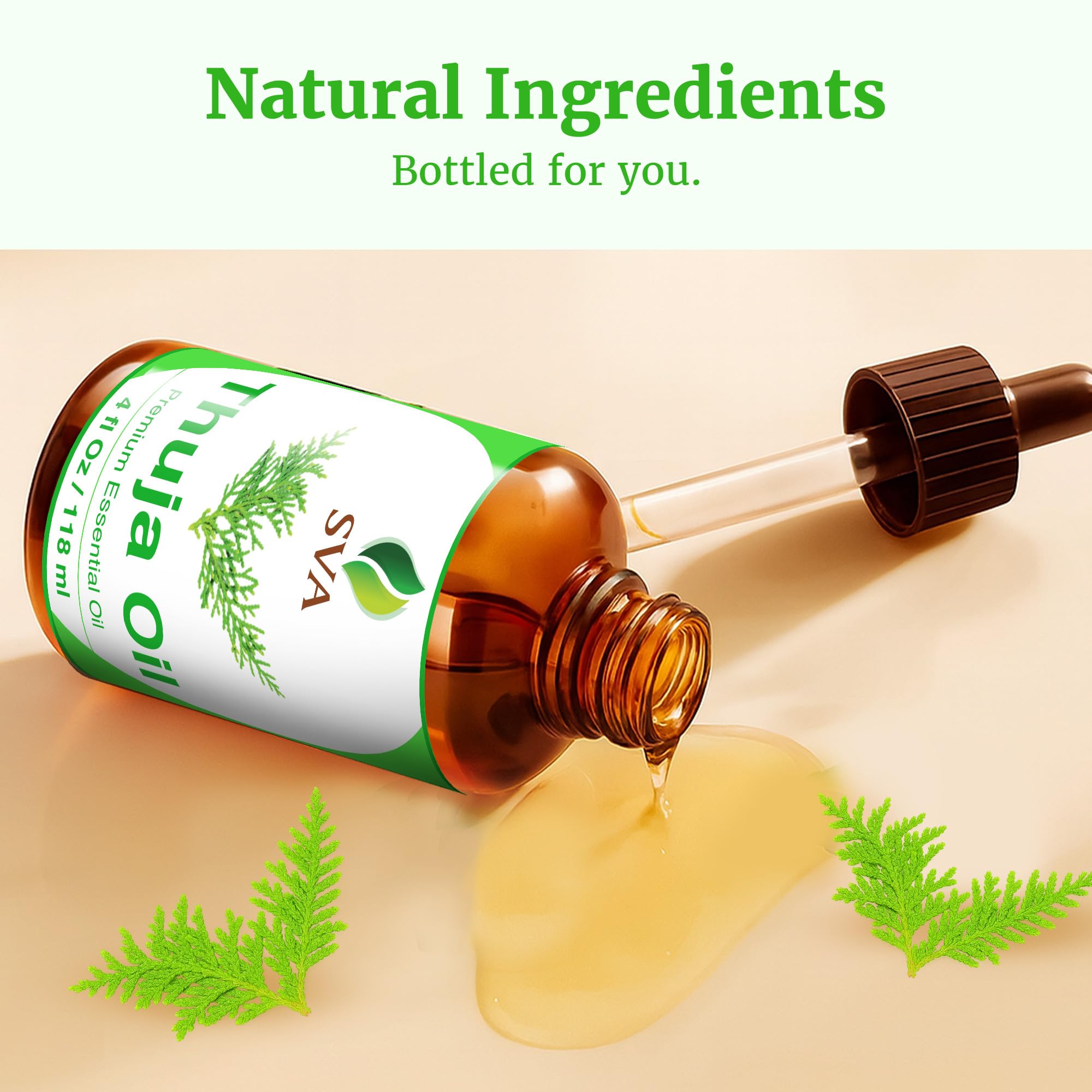 Aceite de thuja 100% natural de SVA para piel.