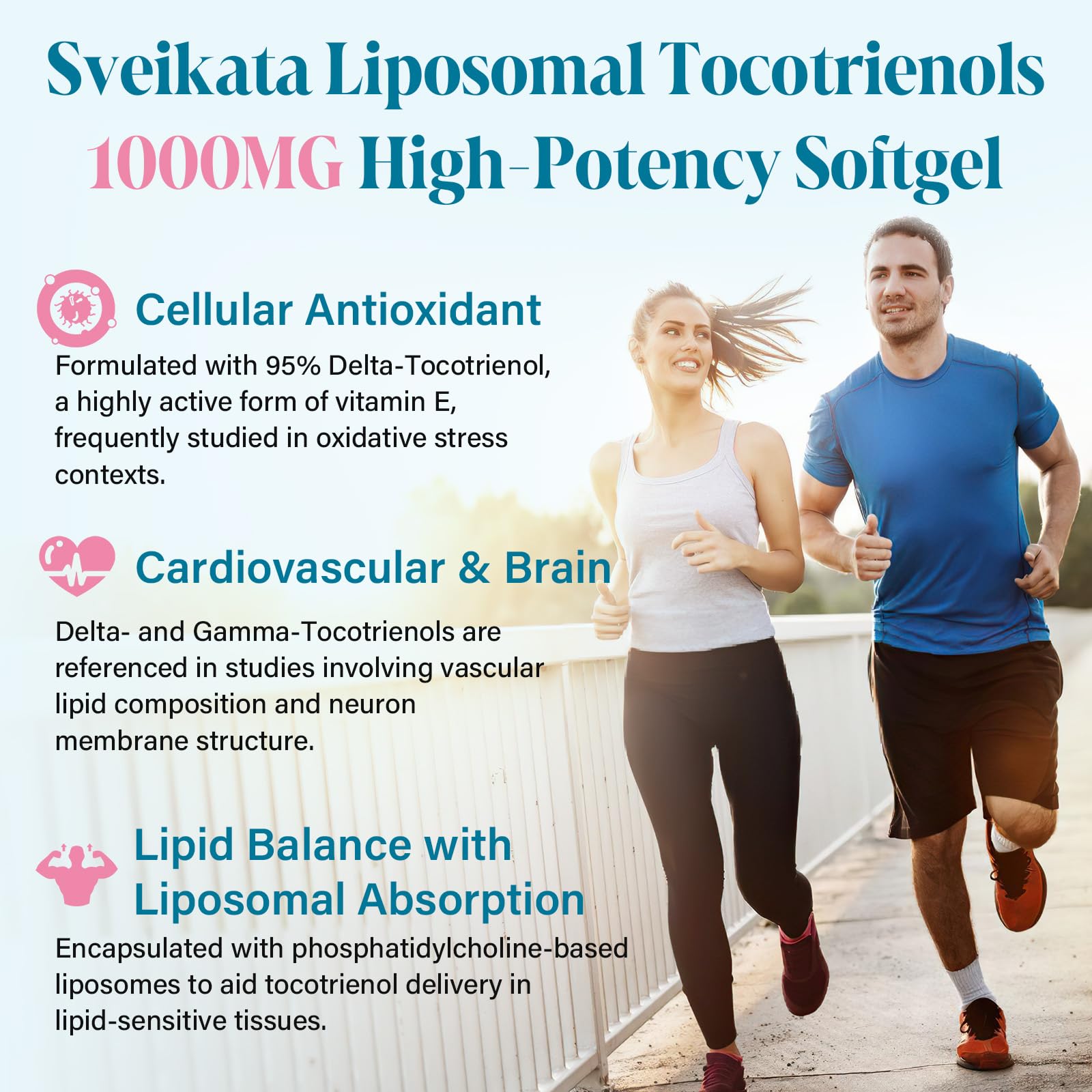 Detalle de la cápsula suave de Svaiketa tocotrienoles liposomales.
