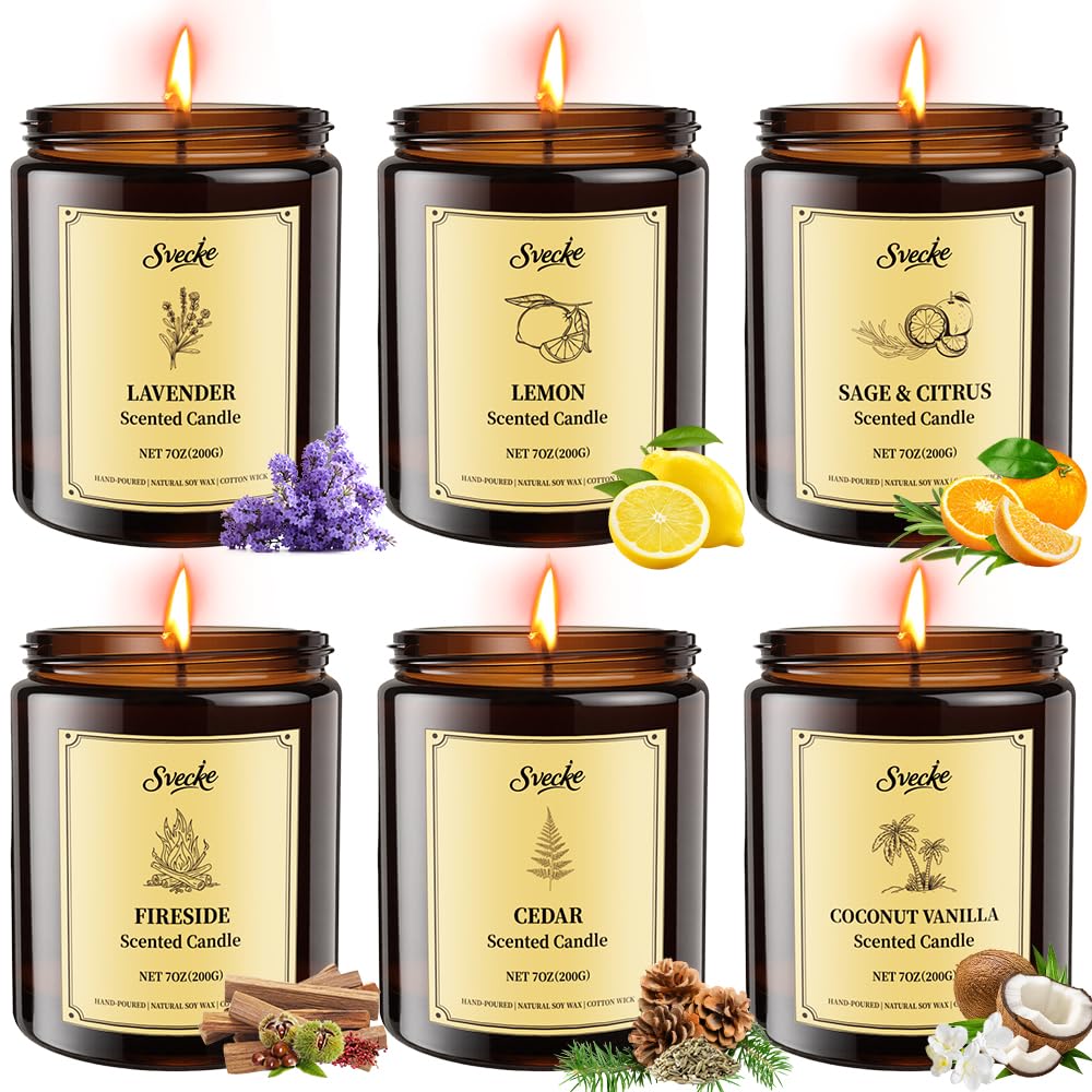 Velas Svecke con aroma coco vainilla, perfuman el ambiente para momentos de relajación.