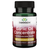 Swanson Aceite de Ajo 500 mg, envase visible, podría apoyar una ingesta diaria equilibrada