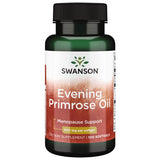 Swanson Aceite de Onagra, frasco de 100 cápsulas, posible apoyo a la hidratación de la piel.